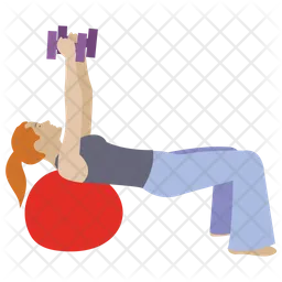 Workout Exercise  Icon