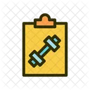 Workout Exercise Fitness Icon