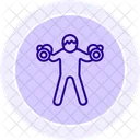 Workout Line Icon Icon