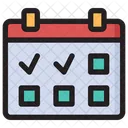Workout Schedule Exercise Schedule Workout Plan Icon