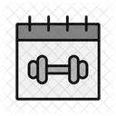 Workout Schedule Workout Fitness Icon