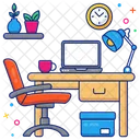 Workplace Workspace Work Station Icon