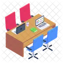 Workstation Workplace Workspace Icon
