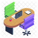 Workplace Working Area Office Icon