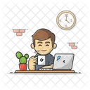 Workplace Office Time Office Icon