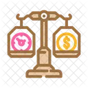 Workplace Balance Scale Icon