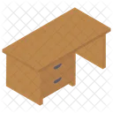 Workplace Table Computer Desk Furniture Icon