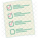 Worksheet Checklist Todo List Icon