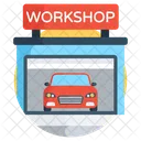 Workshop Garage Car Service Icon