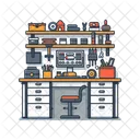 Work Man Tool Icon