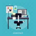 Workspace Computer Technology Icon
