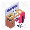 Workplace Workspace Workstation Icon