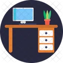 Workstation Content Writing Online Journals Icon