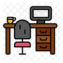 Computer Workplace Office Icon