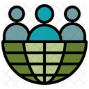 World Globe Network Icon