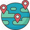 World Map Geography Icon