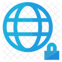 World Secure Network Lock Connection Icon