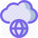 Cloud Network World Icon