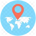 World Location Pin Icon