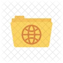 World Globe Folder Icon