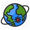 Global Virus Overall Virus World Icon