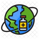 Overall Vaccination Global Vaccine World Icon