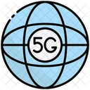 World 5 G Internet Icon