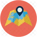 World Pin Map Icon