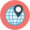 World Pin Pointer Icon