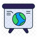 World Presentation Earth Icon