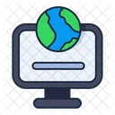 World Searching Network Icon