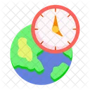 World Time Clock Icon