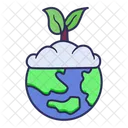 World Planet Green Icon