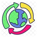 World Recycle Save Icon