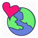 World Earth Love Icon