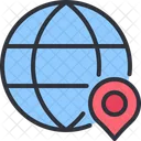 World World Map Pin Icon