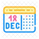 Calendar Date Sick Icône