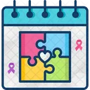 World Autism Awareness Day Day Event Icon