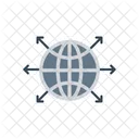 World Globe Connect Icon