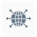 World Globe Connect Icon