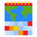 World Day Day Map Icon