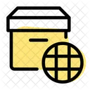 World Delivery World Parcel Delivery Icon