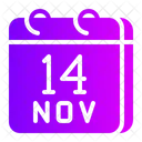 World Diabetes Day November Time And Date Icon