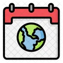 World Earth Day Calendar Event Icon