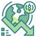 World Economic Global Economy World Icon