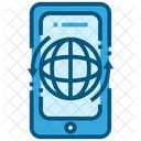 World Exchange Mobile Phone Icon