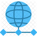 Earth Grid Global Globe Icon