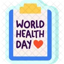 세계 보건의 날  아이콘