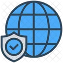 Security World Earth Icon