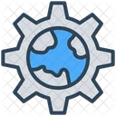 Esg World Gear Icon